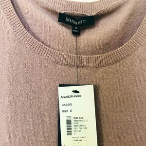 Lafayette cashmere vest sweater. Size small brand new light purple